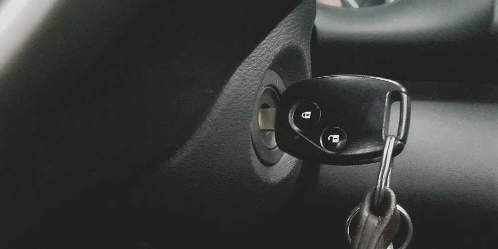 Power off Car Key Button